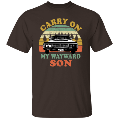 Supernatural Carry On My Wayward Son T-Shirt - leleart