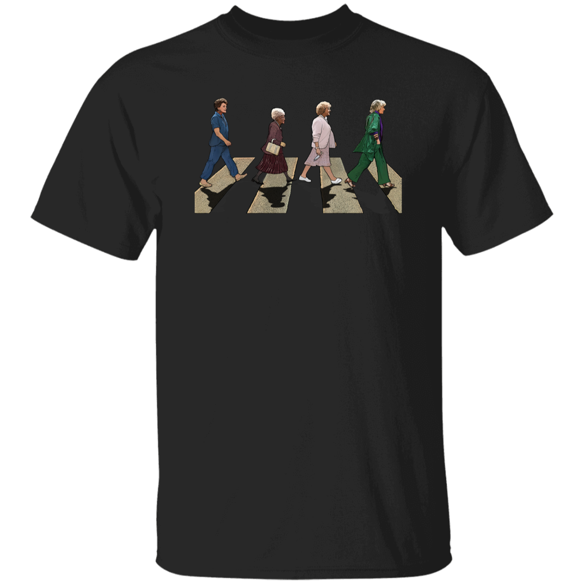 Golden Girls Crossing Road T-Shirt