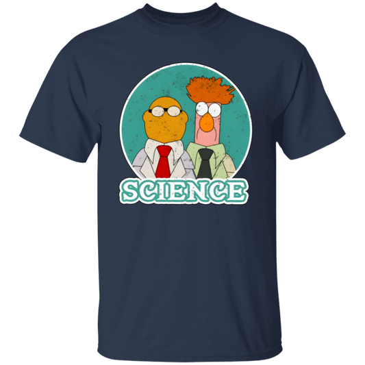 Science Muppets Bunsen And Beaker Teacher Vintage Unisex T-Shirt - letter