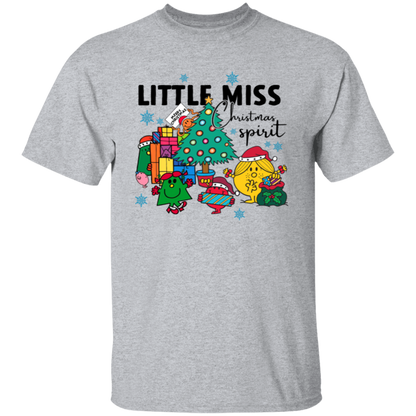 Little Miss Christmas Teacher Vintage Unisex T-Shirt - letter