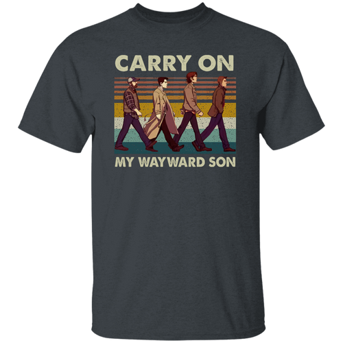 Supernatural Carry On My Wayward Son Vintage T-Shirt - 98033316