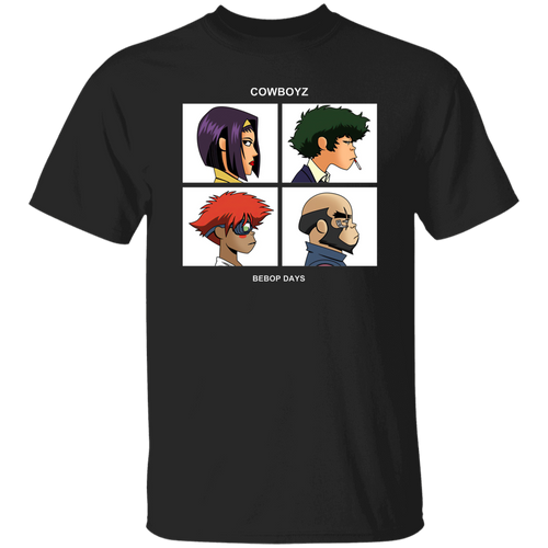 Cowboyz Bebop Days Inspired By Gorillaz Band Vintage T-Shirt