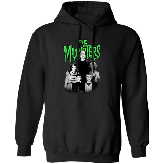 G185 Gildan Pullover Hoodie Horror The Munsters Graphic T-Shirt