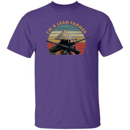 Im A Lead Farmer Vintage Retro Sunset Style Vintage T-Shirt