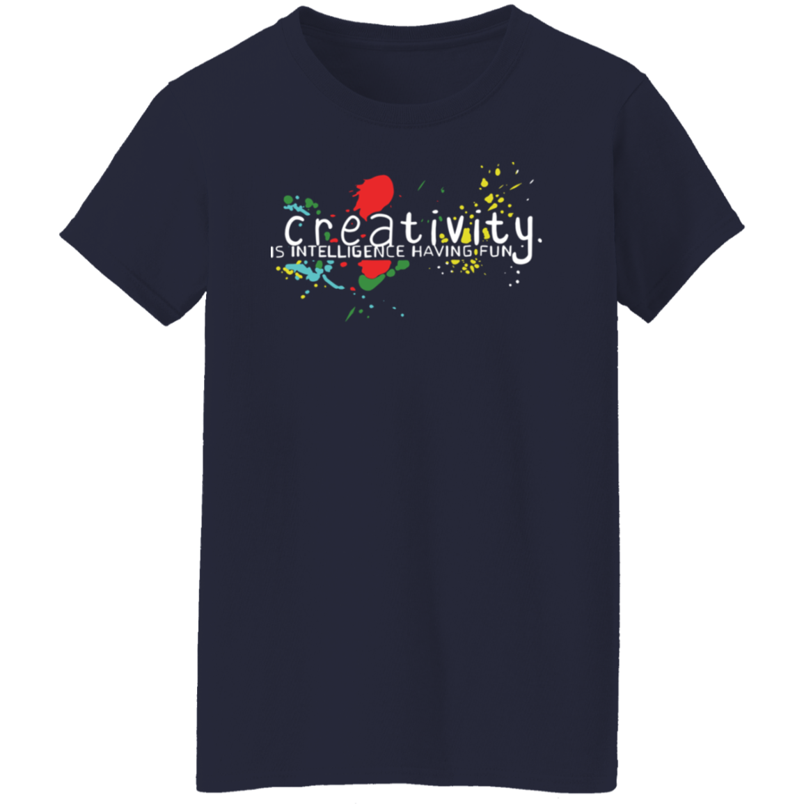 Creativity Is Intelligence Having Fun Teacher Shirt – Vintage Albert Einstein Quote Tee for Educators & Artists