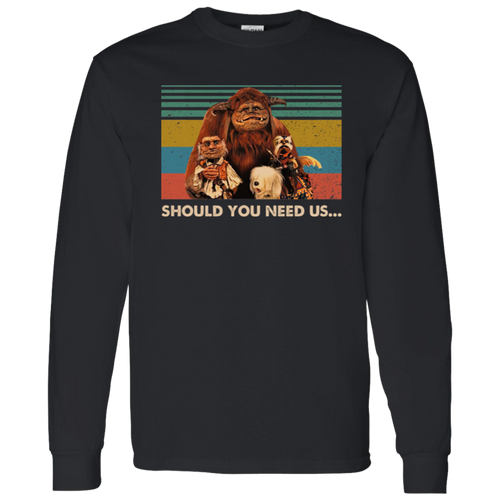 Should You Need Us Labyrinth Vintage T-Shirt - LONG SLEEVE