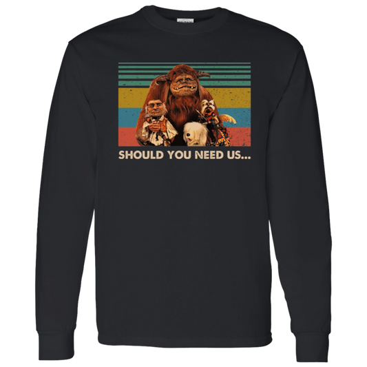 Should You Need Us Labyrinth Vintage T-Shirt - LONG SLEEVE