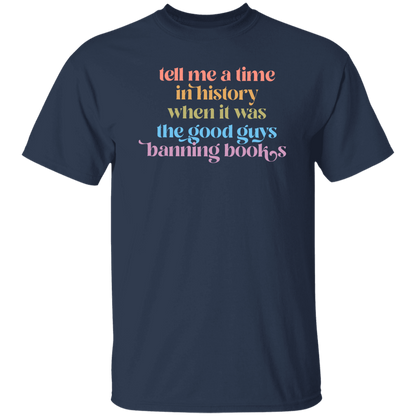 Tell Me A Time In History Teacher Vintage T-Shirt