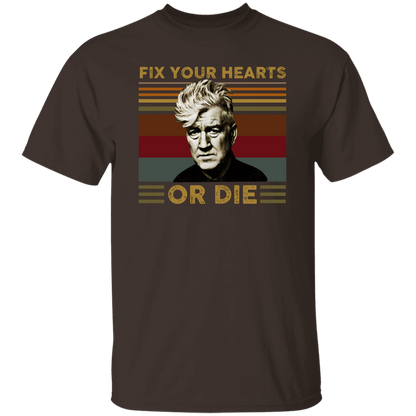 Retro Fix Your Hearts Or Die Unisex T-Shirt
