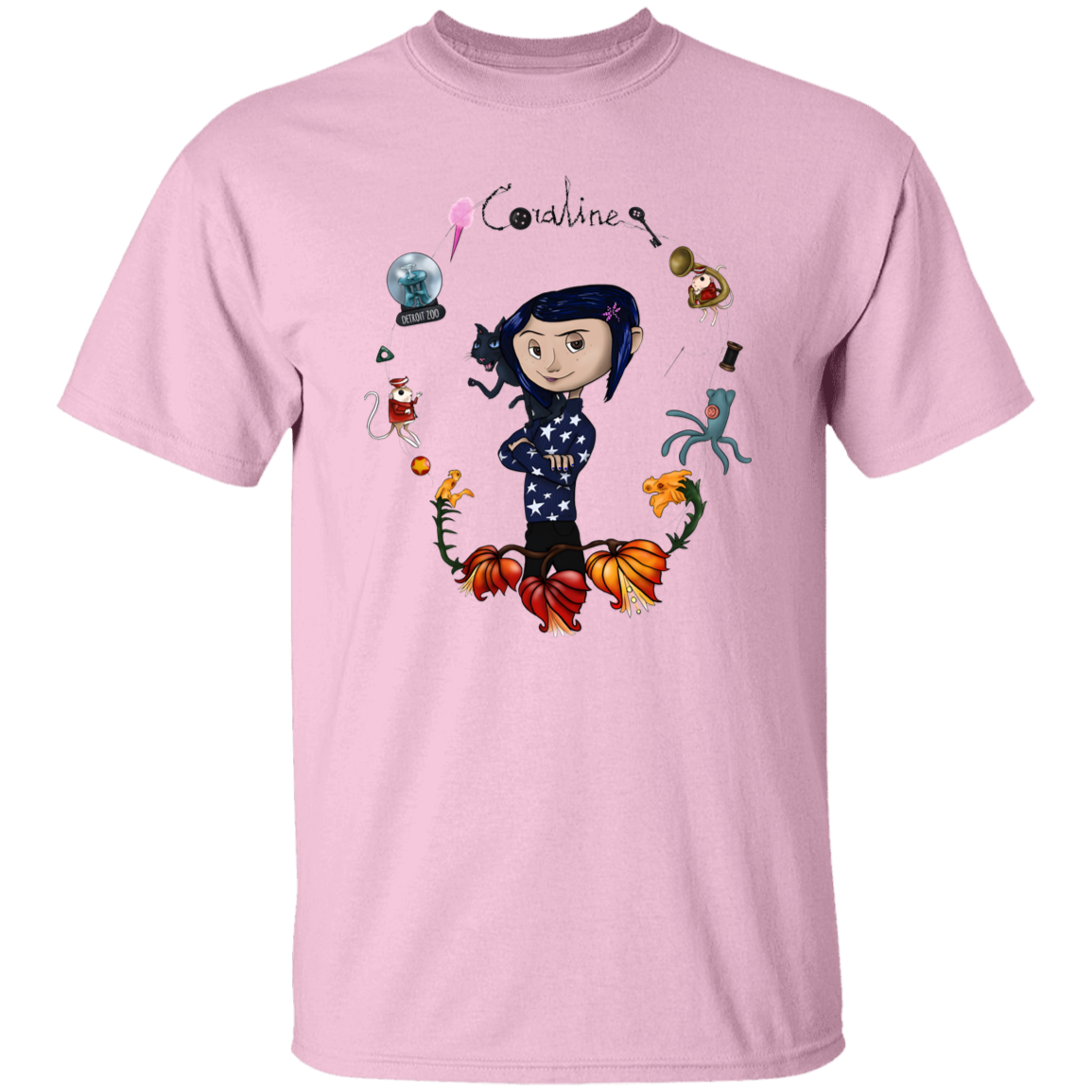Be Careful What You Wish For Coraline Graphic T-Shirt - leleart