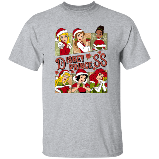 Princess Characters Group Christmas  T-Shirt - ID02102419