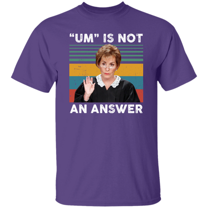 Um Is Not An Answer Vintage Sunset T-Shirt