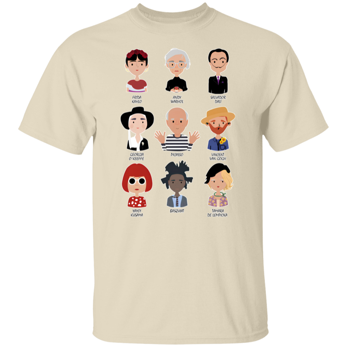 The Greatest Painters Of All Time Teacher Vintage Unisex  T-Shirt - letter