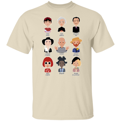 The Greatest Painters Of All Time Teacher Vintage Unisex  T-Shirt - letter