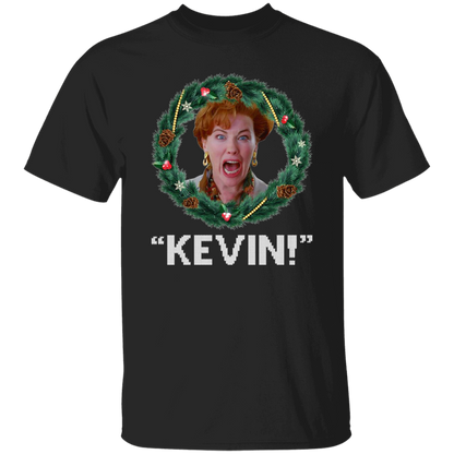 Kevin Home Alone Christmas Vintage T-Shirt, Home Alone Shirt, Comedy Movie Shirt, Christmas Shirt, Christmas Movie Shirt, Kevin Shirt	G500 5.3 oz. T-Shirt