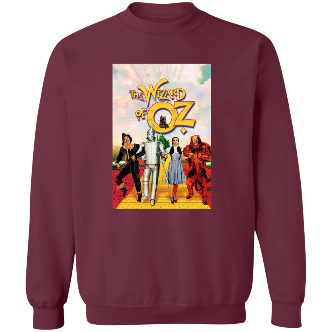 G180 Gildan Crewneck Pullover Sweatshirt Wizard Of Oz 1939 Vintage Unisex Sweatshirt