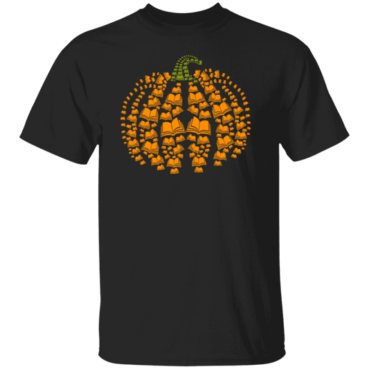 Halloween Pumpkins And Books Teacher T-Shirt - lapicta