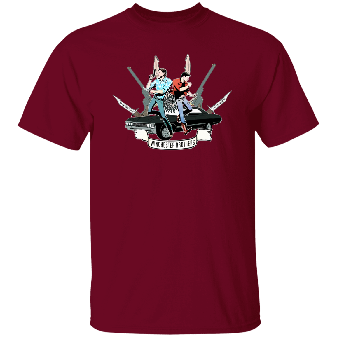 G500 5.3 oz. T-Shirt Winchester Brothers Supernatural T-Shirt