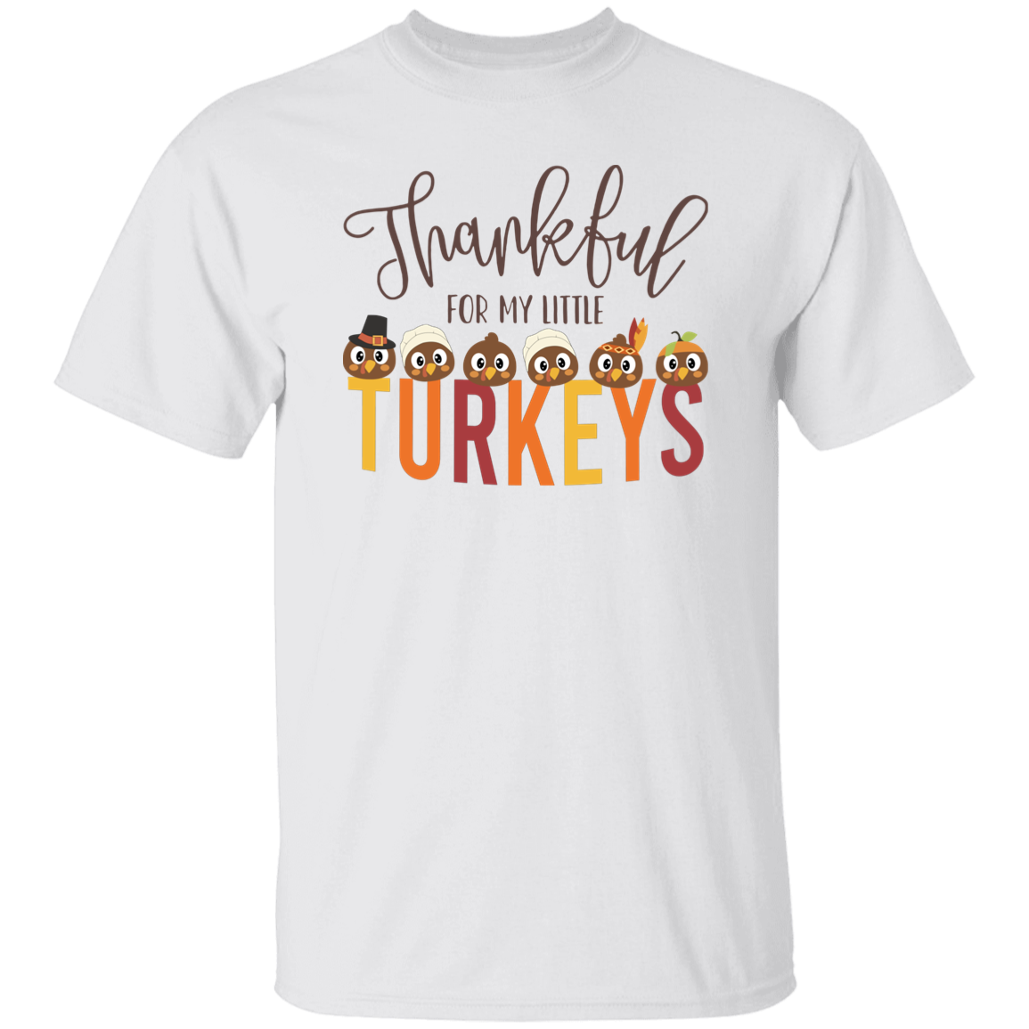 Thankful For My Little Turkeys Teacher  T-Shirt - lapicta