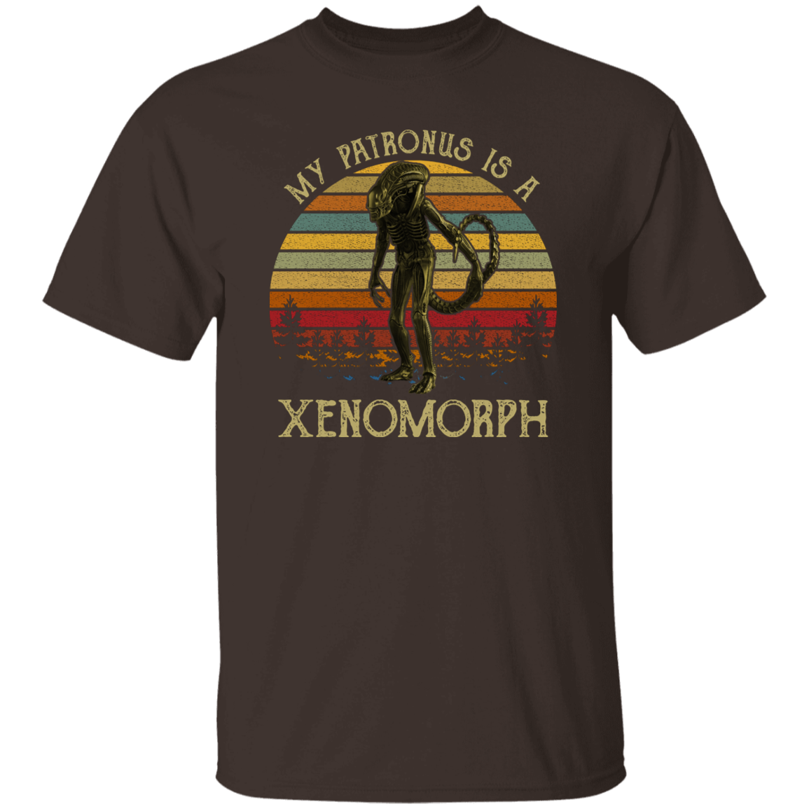 G500 5.3 oz. T-Shirt My Patronus is A Xenomorph Vintage T-shirt