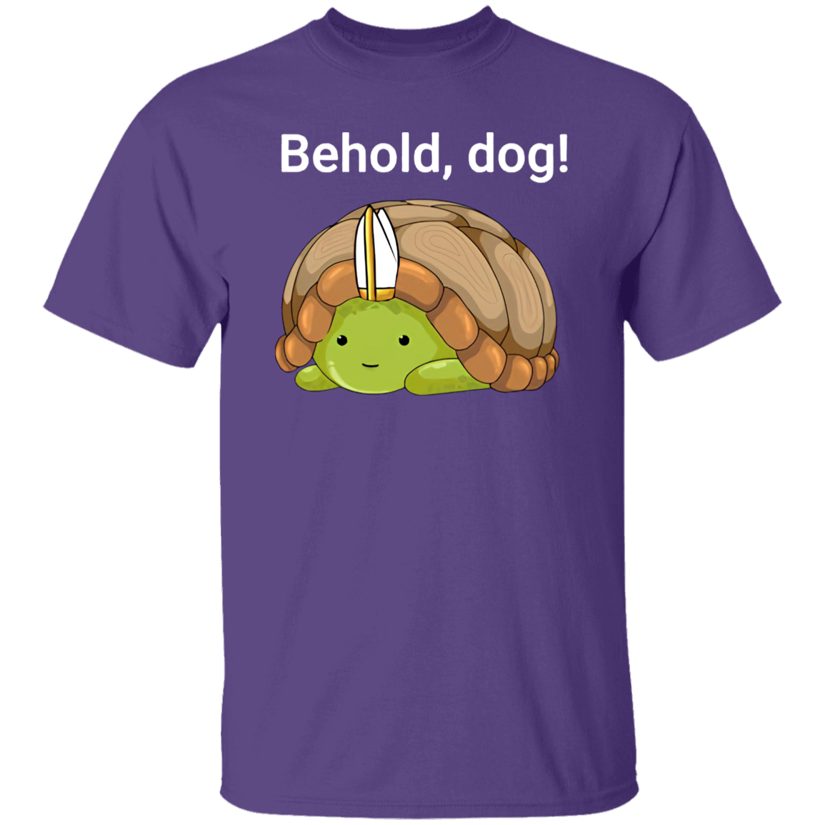 Behold Dog Funny Turtle T-Shirt - WS30072402