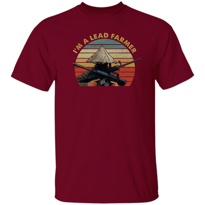 Im A Lead Farmer Vintage Retro Sunset Style Vintage T-Shirt