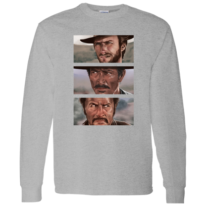 G540 LS T-Shirt 5.3 oz. The Good The Bad And The Ugly Clint Eastwood Movie T-Shirt