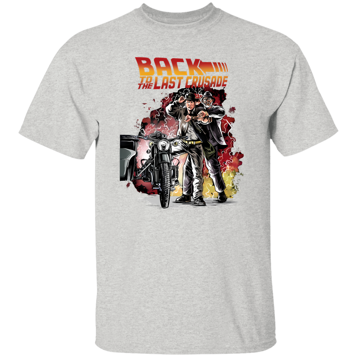 G500 5.3 oz. T-Shirt Back To The Last Crusade Indiana Jones T-Shirt