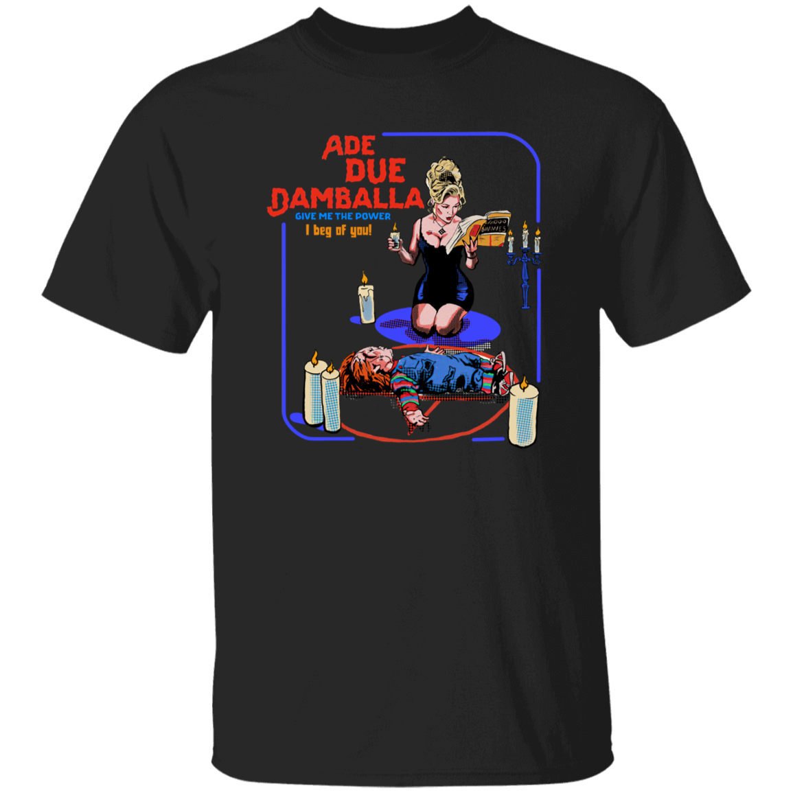 G500 5.3 oz. T-Shirt Ade Due Damballa Bride Of Chucky T-Shirt