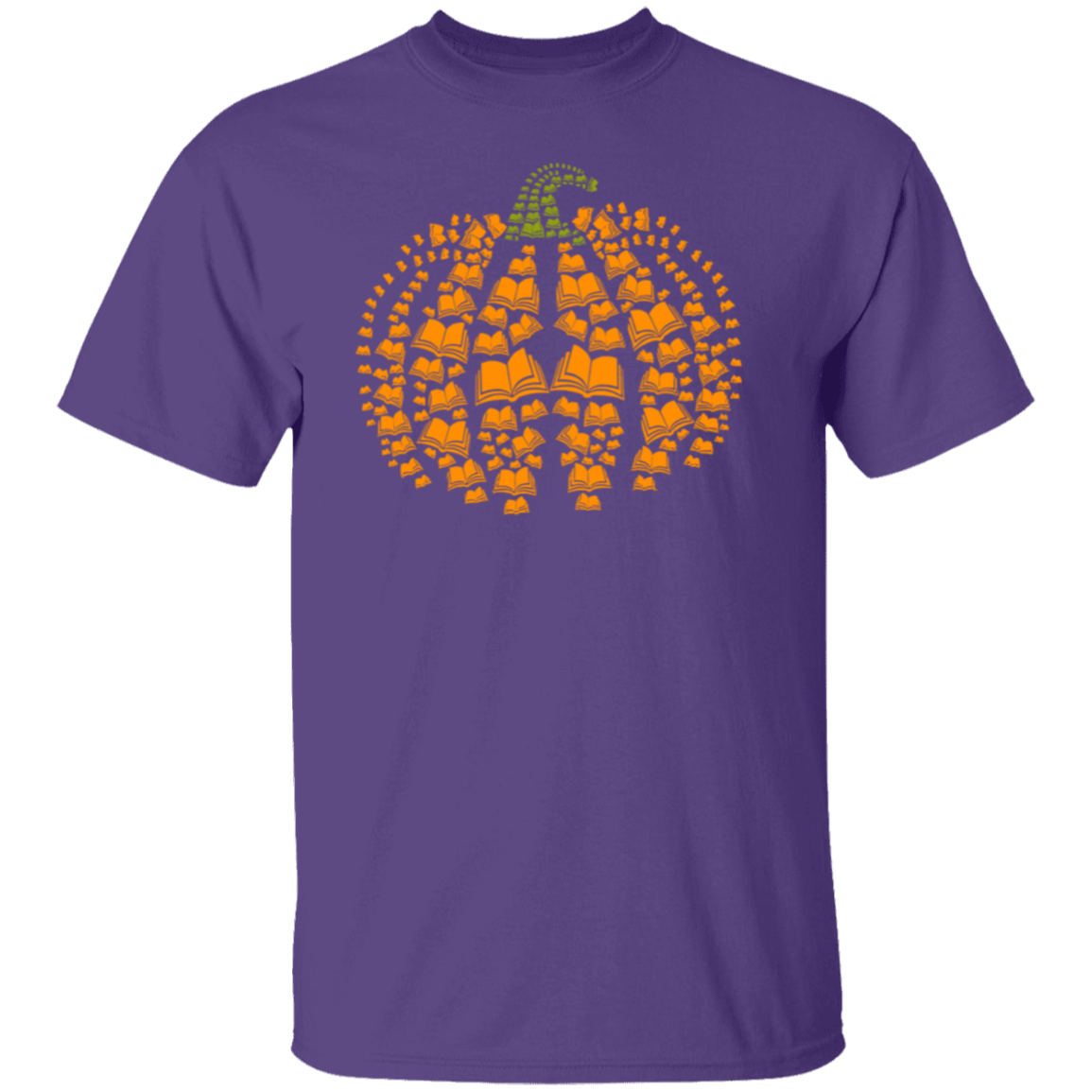 Halloween Pumpkins And Books Teacher T-Shirt - lapicta