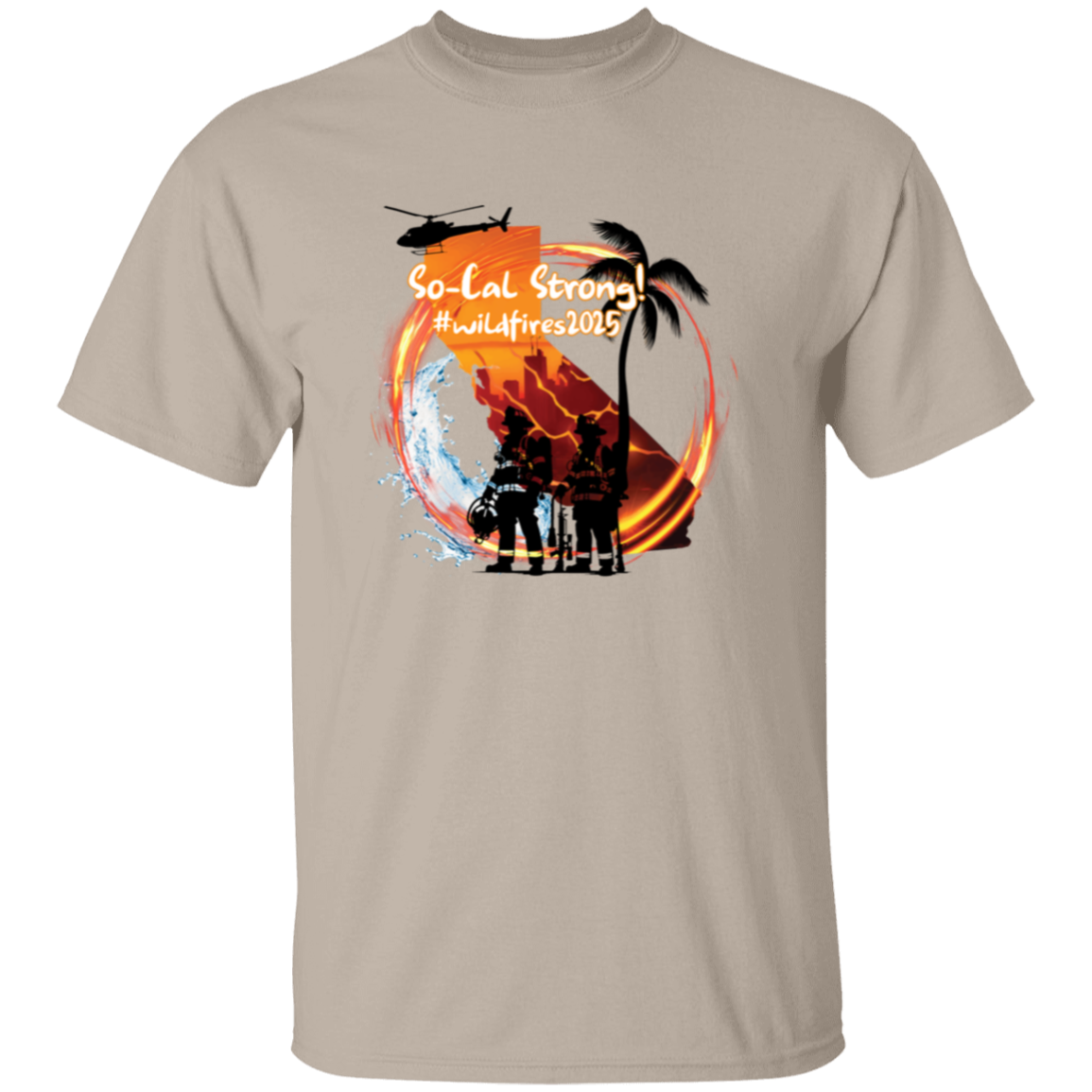 Southern California Wildfires Unisex T-Shirt - jasmine - ID10012504