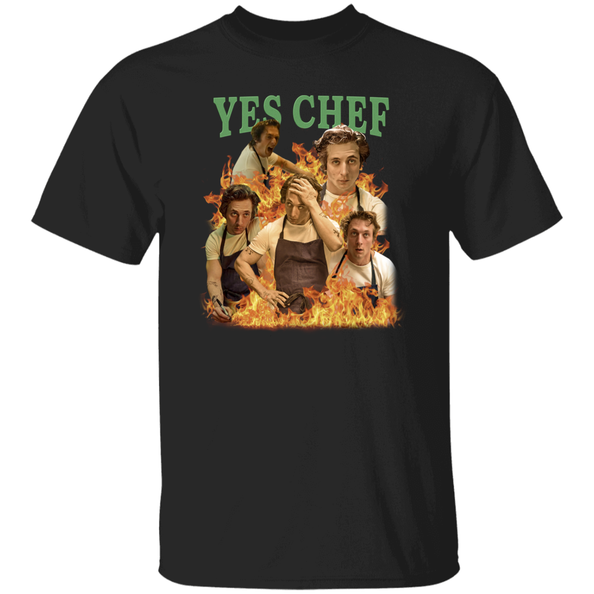 Yes Chef Meme Vintage T-Shirt, Chef Shirt, Funny Chef Gift, Jeremy Allen Shirt	G500 5.3 oz. T-Shirt