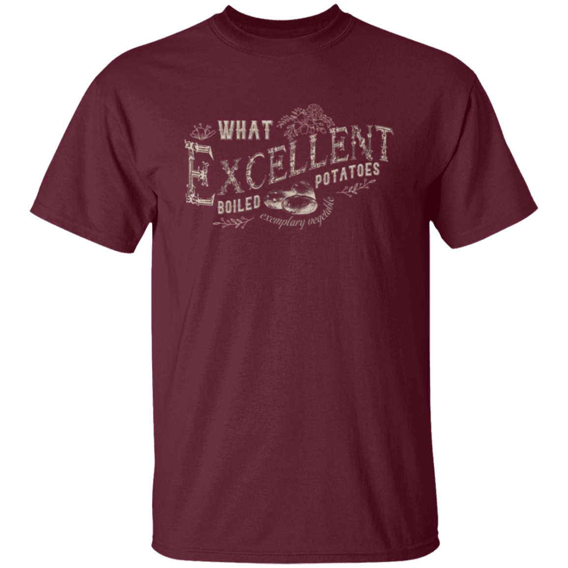 Excellent Boiled Potatoes Pride And Prejudice Teacher Vintage T-Shirt