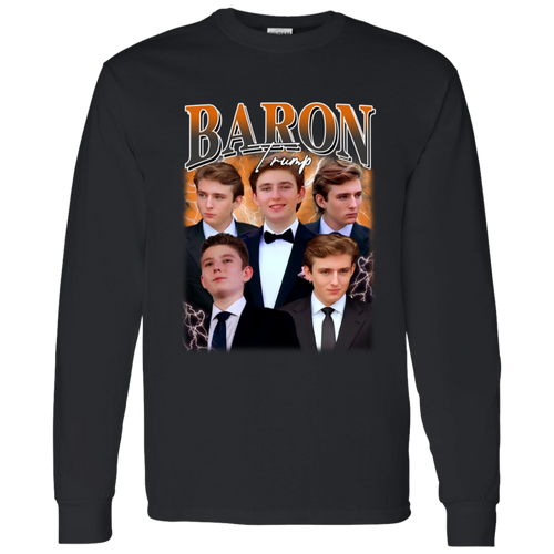 Barron Trump Vintage G540 LS T-Shirt 5.3 oz. - pelyn - ID05092419