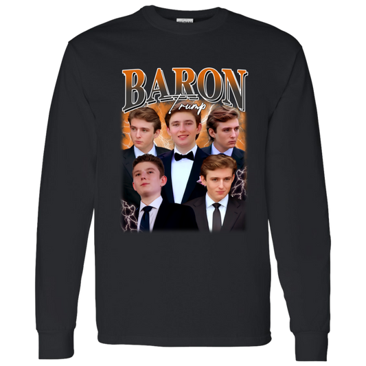 Barron Trump Vintage G540 LS T-Shirt 5.3 oz. - pelyn - ID05092419