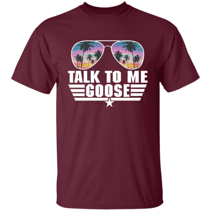 Talk To Me Goose Sunglasses Funny Beach Vacation Vintage T-Shirt - YOUTH