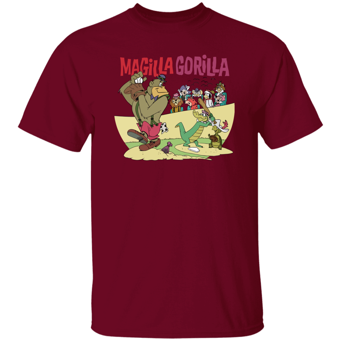 G500 5.3 oz. T-Shirt Tribute To Magilla Gorilla Cartoon Show From The 1960s T-Shirt