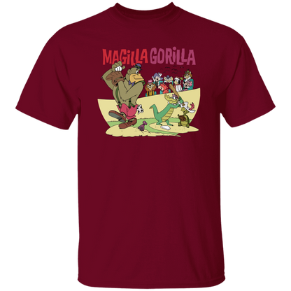 G500 5.3 oz. T-Shirt Tribute To Magilla Gorilla Cartoon Show From The 1960s T-Shirt