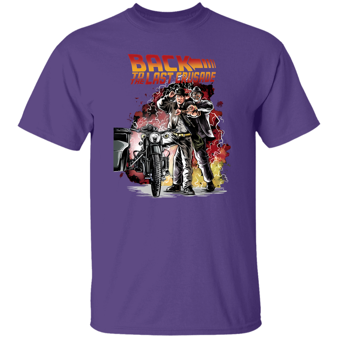 G500 5.3 oz. T-Shirt Back To The Last Crusade Indiana Jones T-Shirt