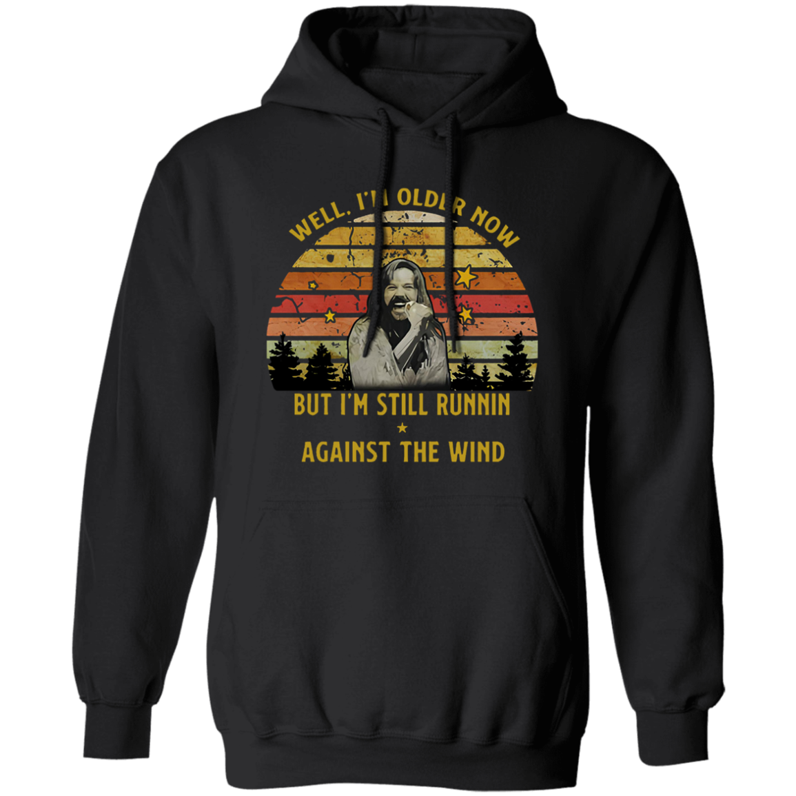 Seger Well I'm Older Now I'm Still Running Vintage T-Shirt, Bob Seger Shirt, Music Lovers Shirt, Gift Tee For You And Family	G185 Gildan Pullover Hoodie