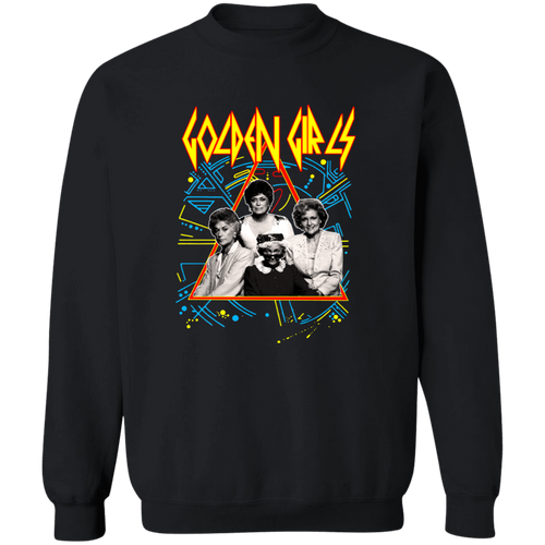 Def Leppard The Golden Girls Vintage T-Shirt, The Golden Girls Shirt, Golden Girls Lovers Shirt, Funny Gift Tee For You And Your Family	G180 Gildan Crewneck Pullover Sweatshirt