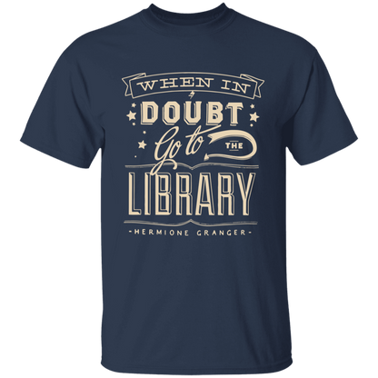 When In Doubt Go To The Library Hermione Granger Teacher T-Shirt - YOUTH