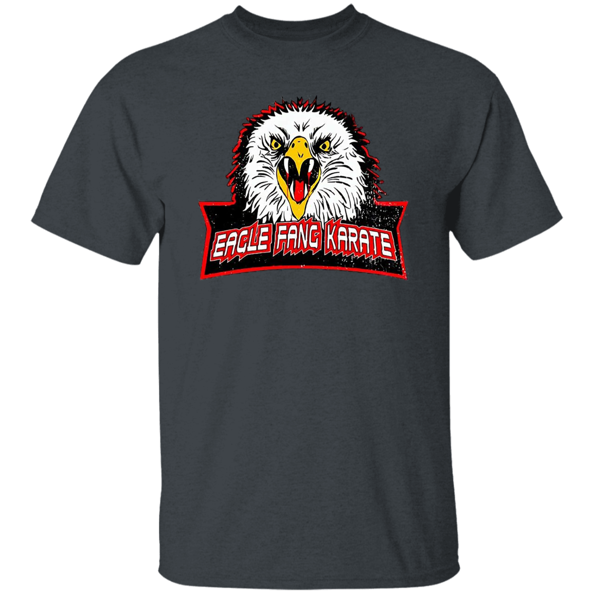 Eagle Fang Karate Cobra Kai Dojo 80's Martial Movie Retro Vintage T-Shirt - leleart
