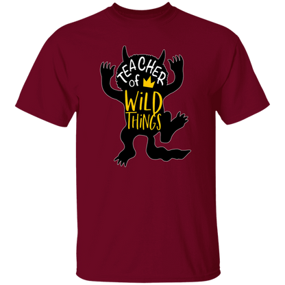 Teacher of Wild Things Teacher  T-Shirt - biubiucustom