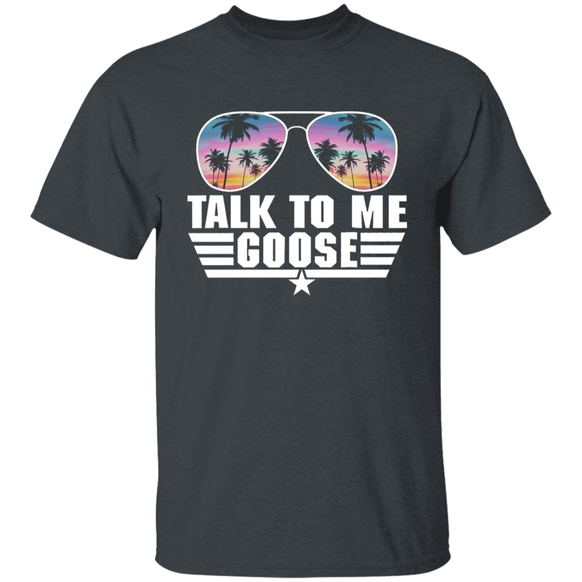 Talk To Me Goose Sunglasses Funny Beach Vacation Vintage T-Shirt - YOUTH