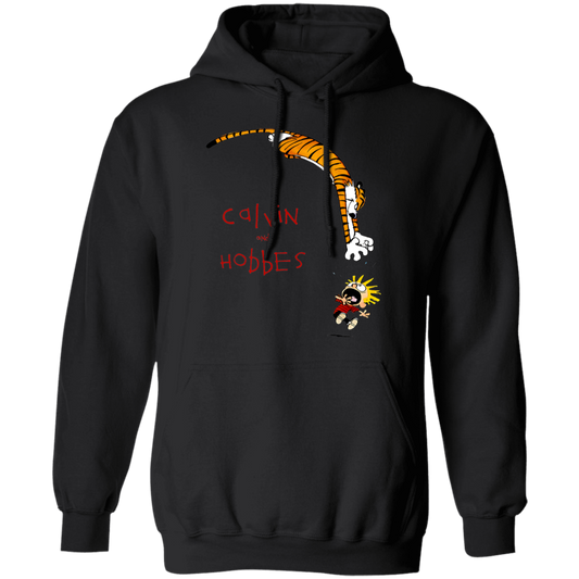 Hobb Jump Art Calvin And Hobbs Hoodie