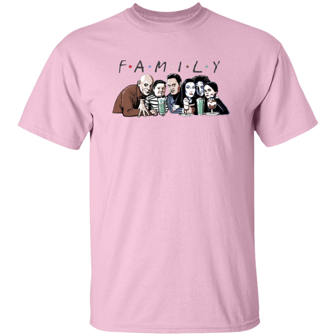Emily Addams Family Friends TV show Halloween Vintage T-Shirt, Addams Family Shirt, Halloween Shirt, Gift Tee For You And Family	G500 5.3 oz. T-Shirt