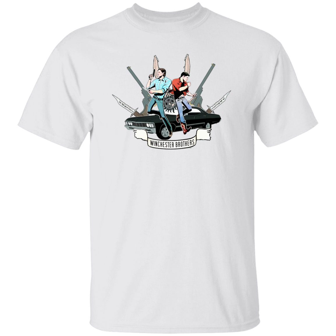 G500 5.3 oz. T-Shirt Winchester Brothers Supernatural T-Shirt
