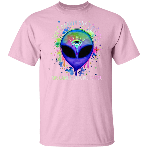 Alien She’s Beauty She’s Grace She Came From Outer Space Vintage T-Shirt