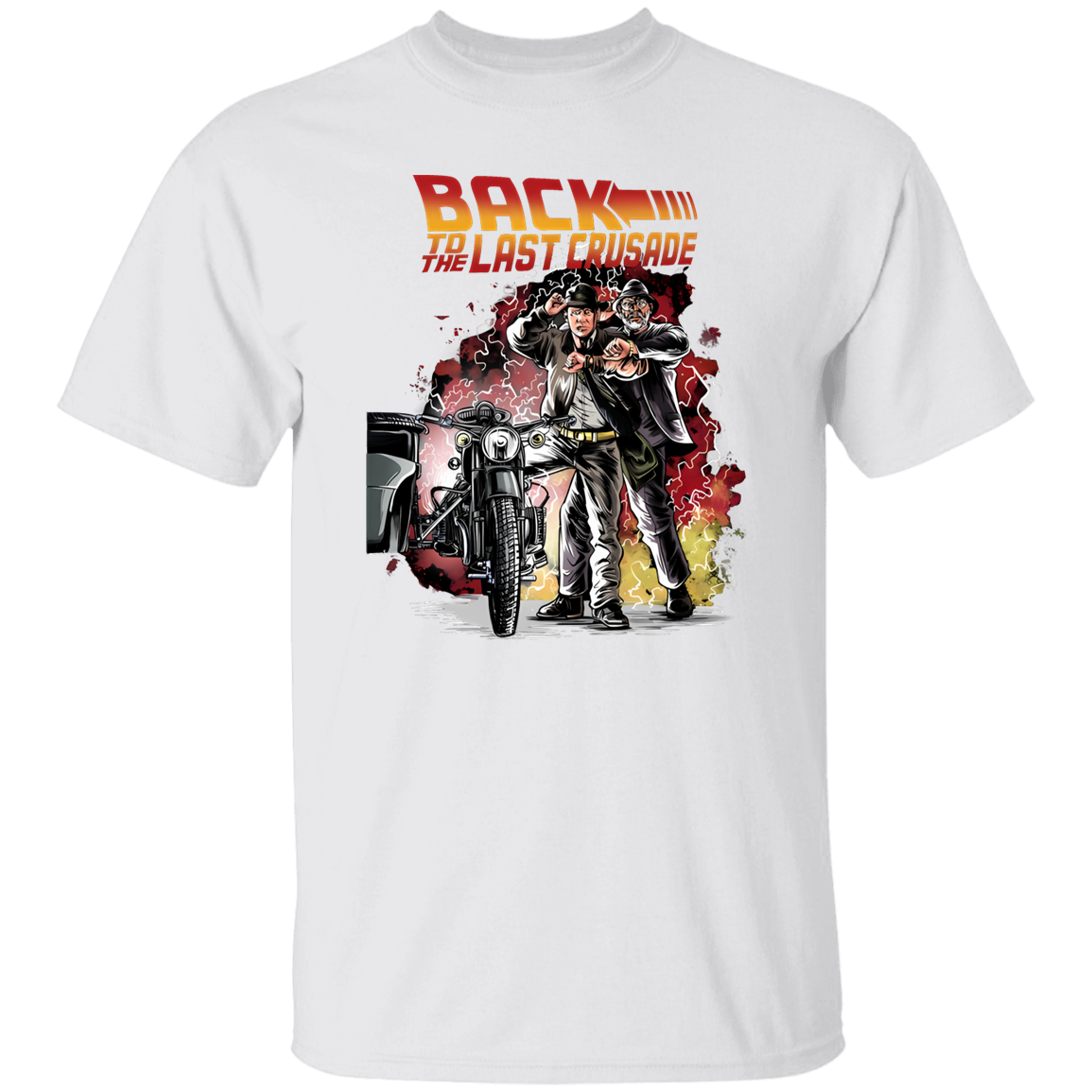 G500 5.3 oz. T-Shirt Back To The Last Crusade Indiana Jones T-Shirt